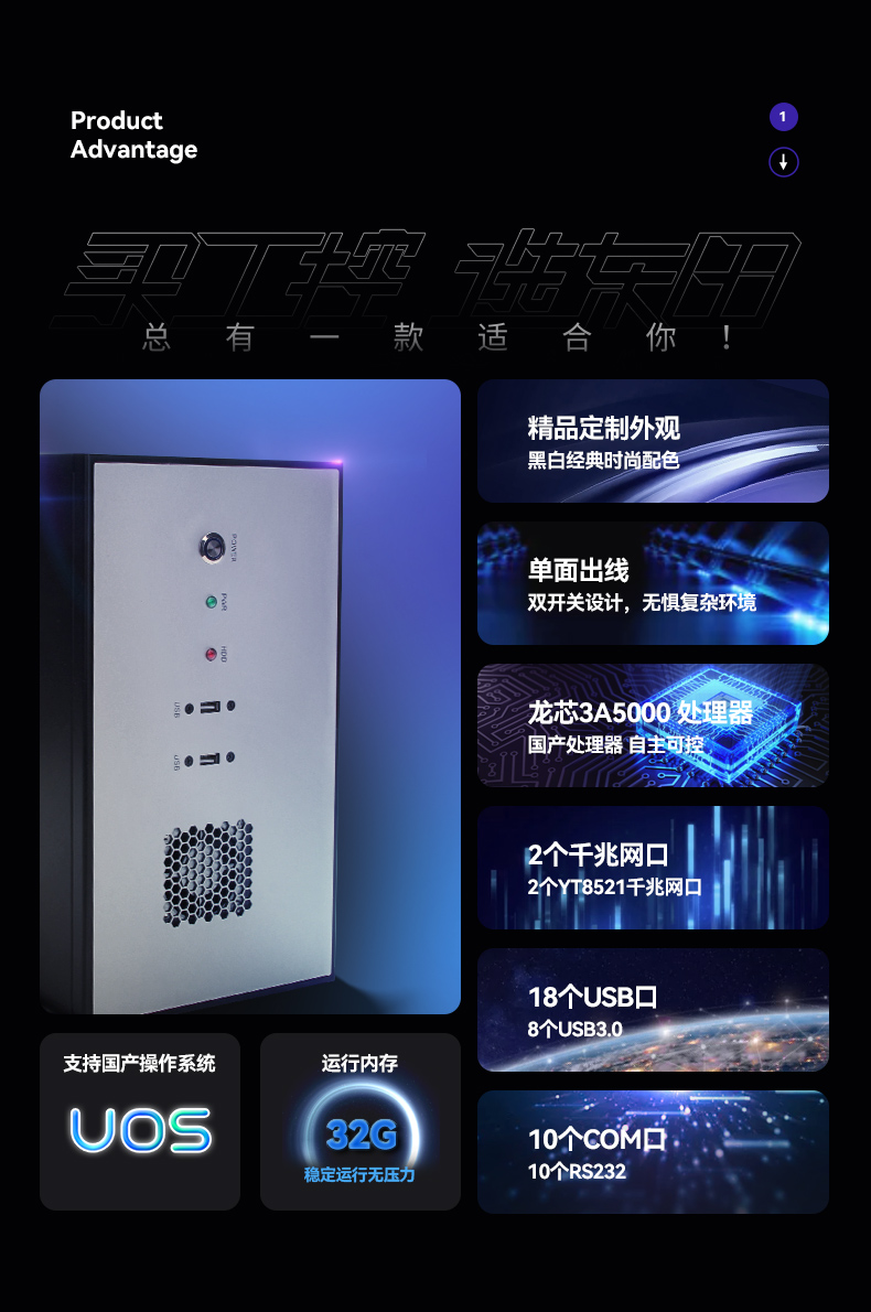 国产化壁挂式天津工控机,龙芯CPU工业电脑,DT-5307-H3A5KMC.jpg