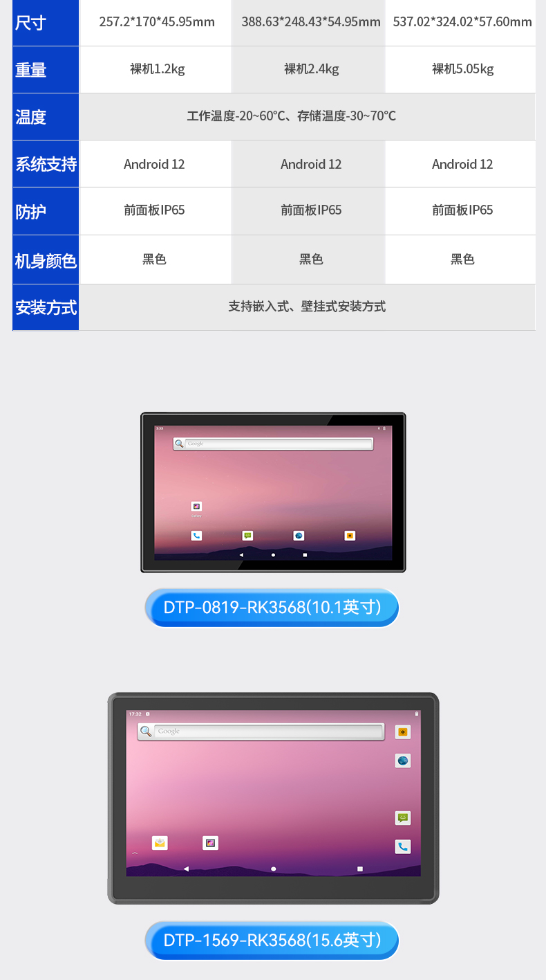 10.1寸国产工业平板电脑,瑞芯微RK3568触摸一体机,DTP-0819-RK3568.jpg