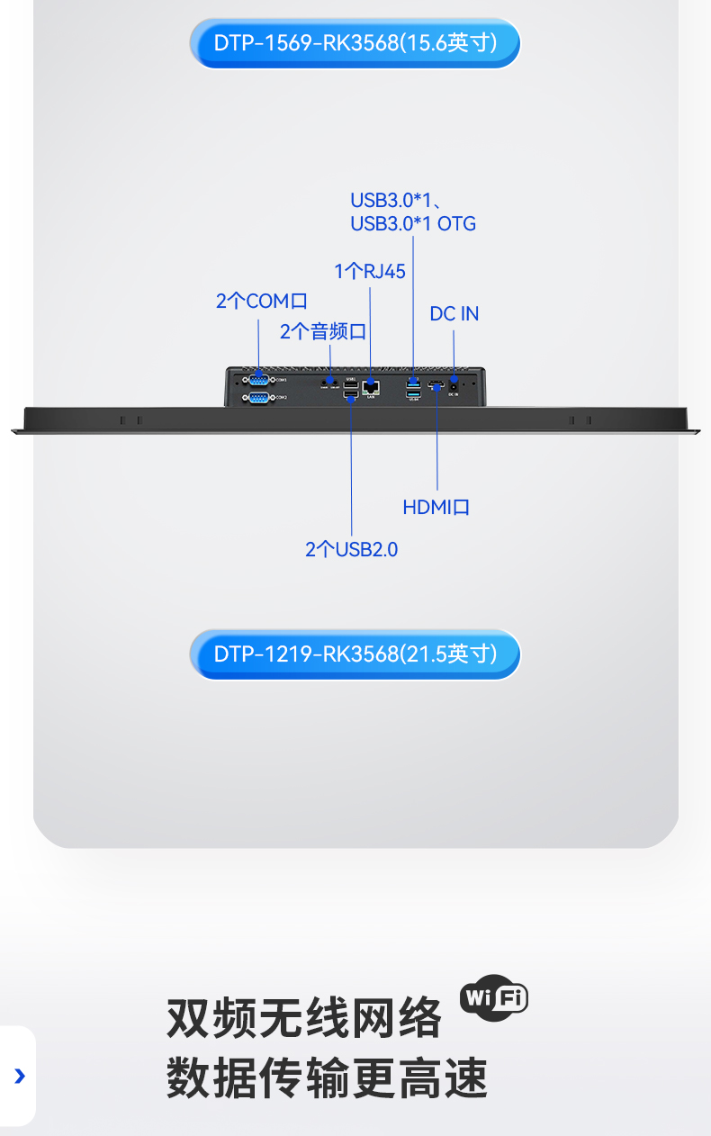 15.6寸工业无风扇平板电脑,国产瑞芯微嵌入式一体机,DTP-1569-RK3568.jpg