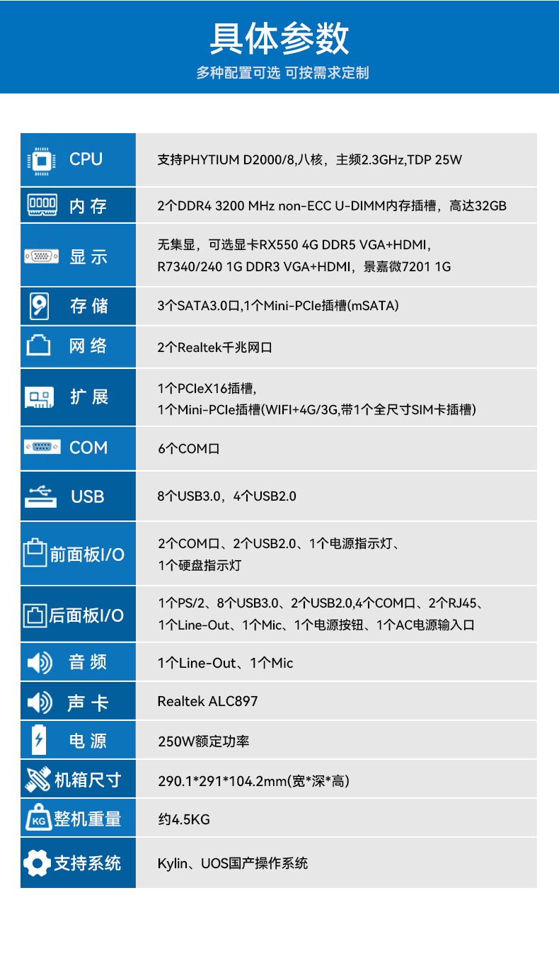 国产飞腾桌面式乐清工控机,搭载Kylin UOS国产系统,DTB-2102L-BD2KMC.jpg